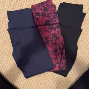 3 pairs Lululemon tights. $60 total